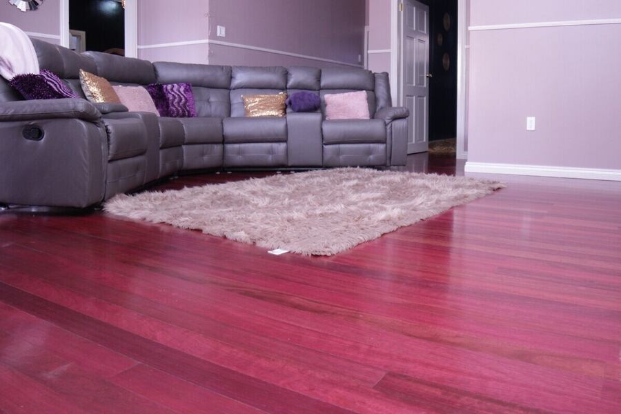 Purple Wood / Purpleheart floor