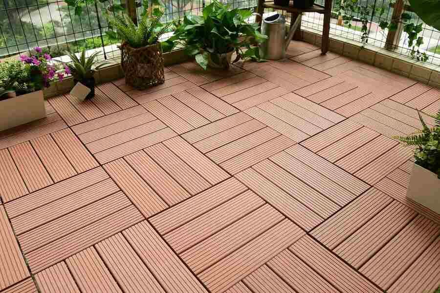 Interlocking Deck Tiles for deck floor