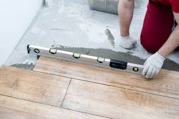 vinyl Plank on concrete surface 