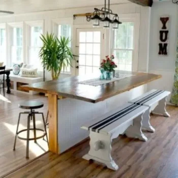 Decorative Transition for kitchen flooring