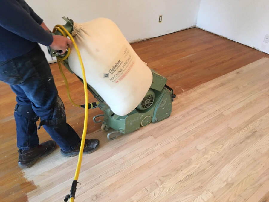 Refinish the Hardwood Floor