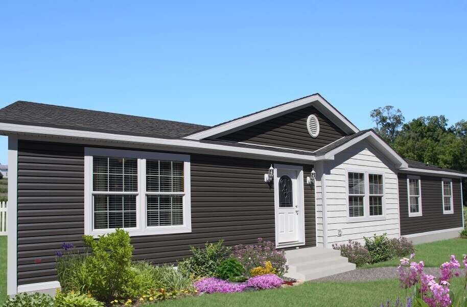 Black Dutch Lap Siding With Colonial Style Details