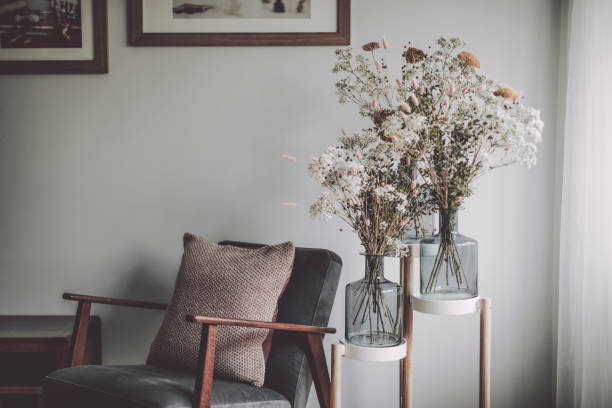 Dried Flowers In A Vase