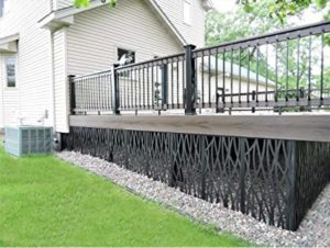 Black Vinyl Lattice Skirting