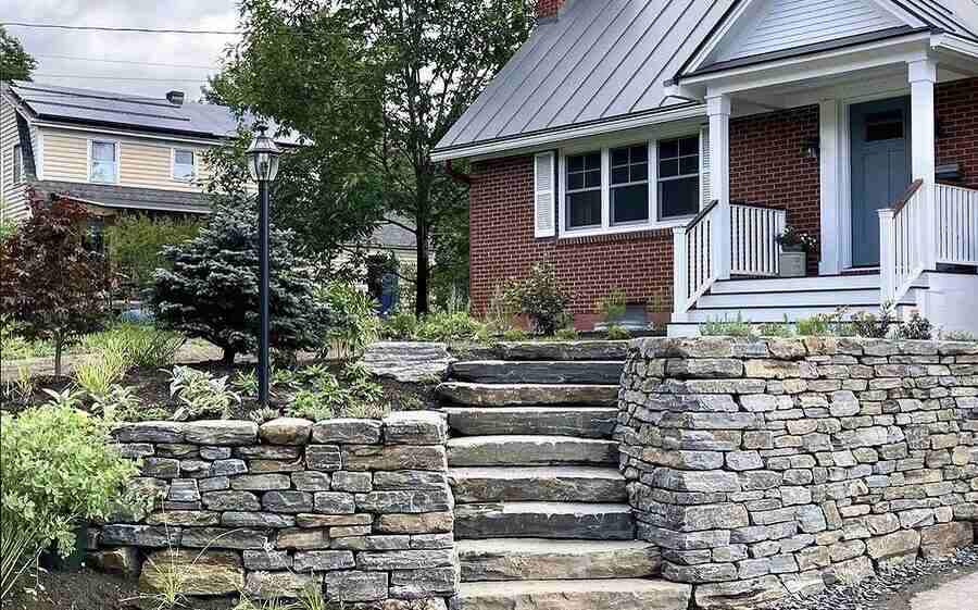 Dry Stone Retaining Wall