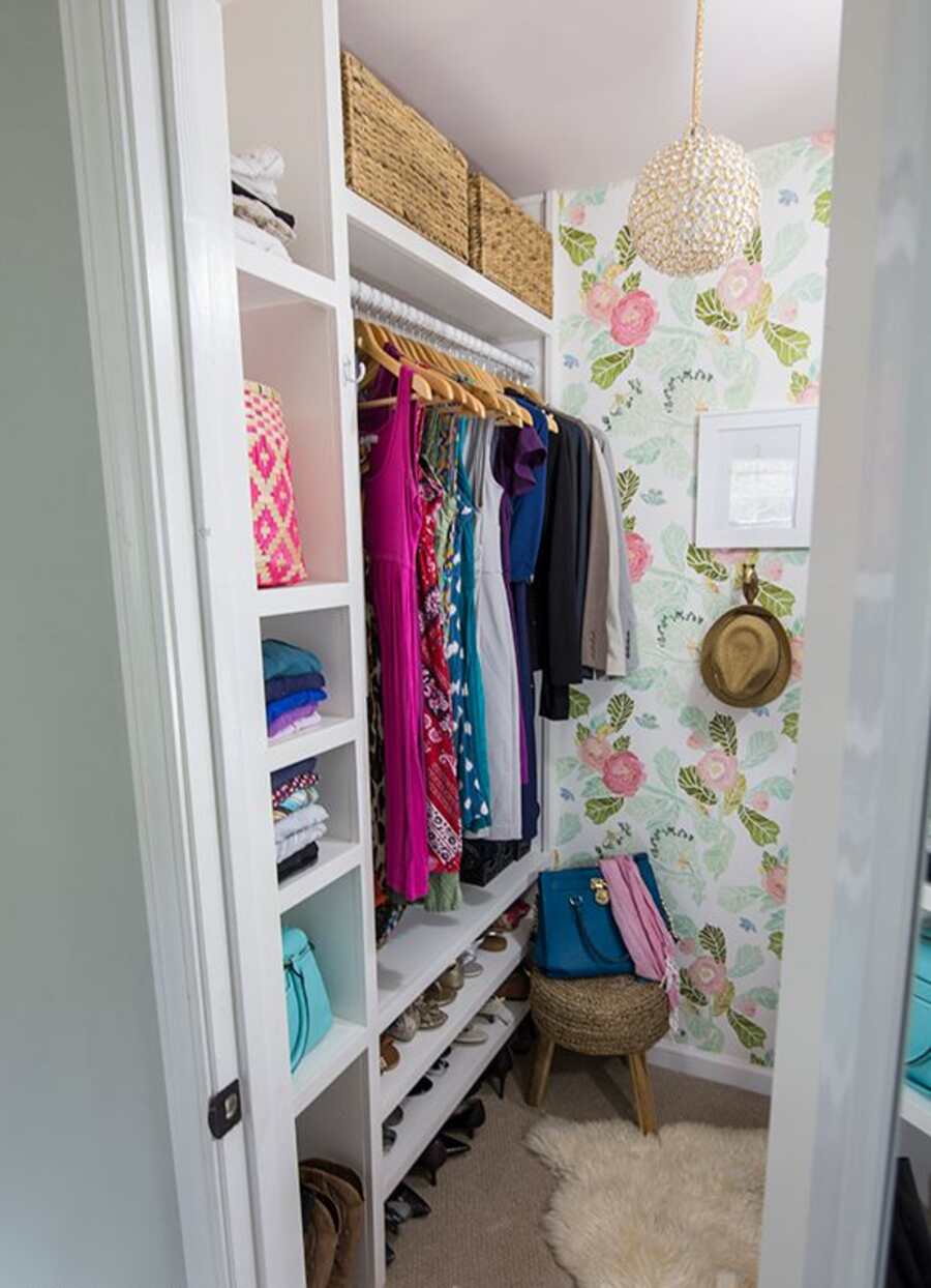 Shoe Storage Solution in Closet