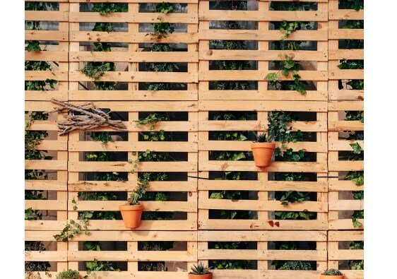 Extra-Tall Pallet Fence