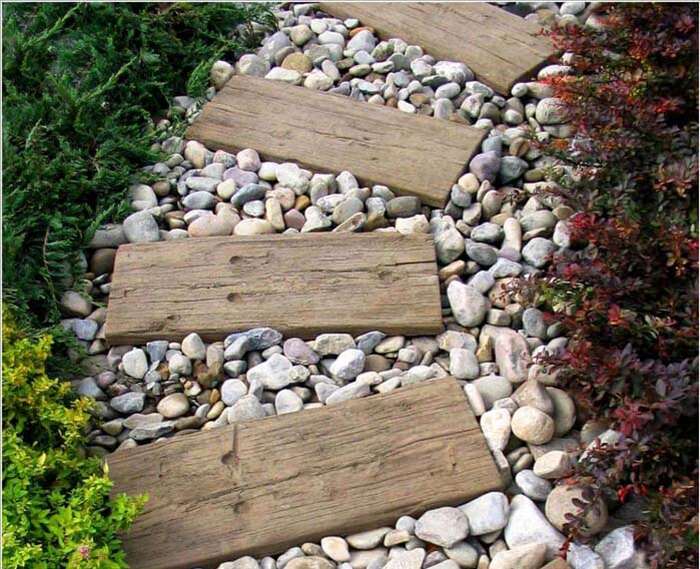 Rustic Garden Walkway