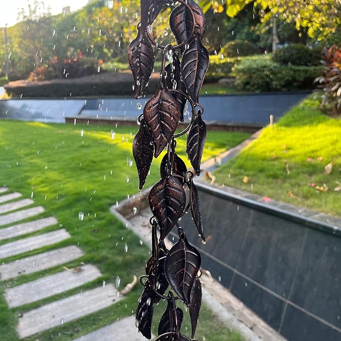 Leaf Rain Chain Design