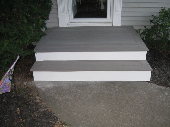 Minimalistic Back Door Steps