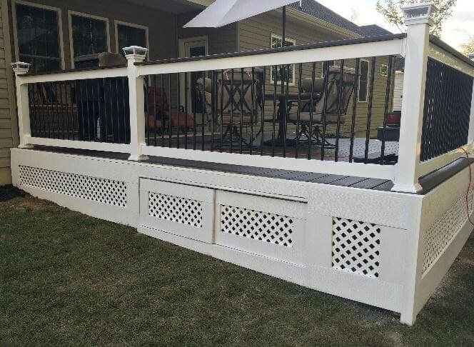 Resistant PVC and Vinyl Deck Skirting