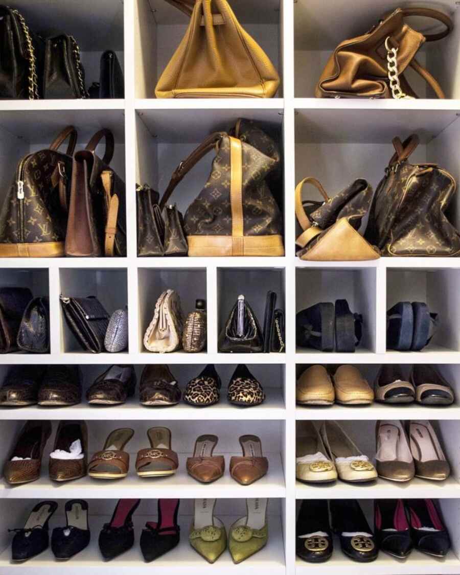 Organizing Purses and Shoes Closet