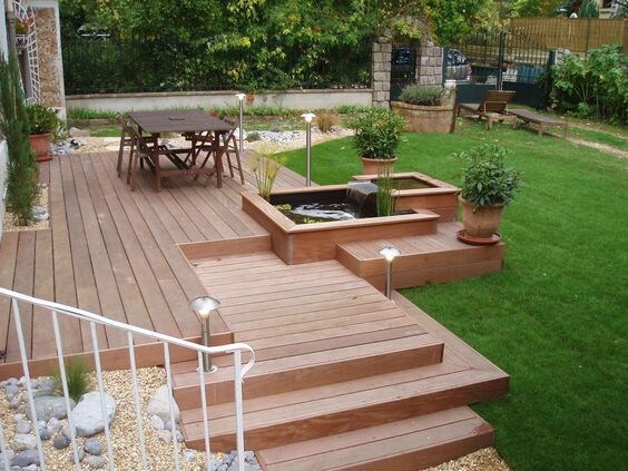 Simple Deck Stairs