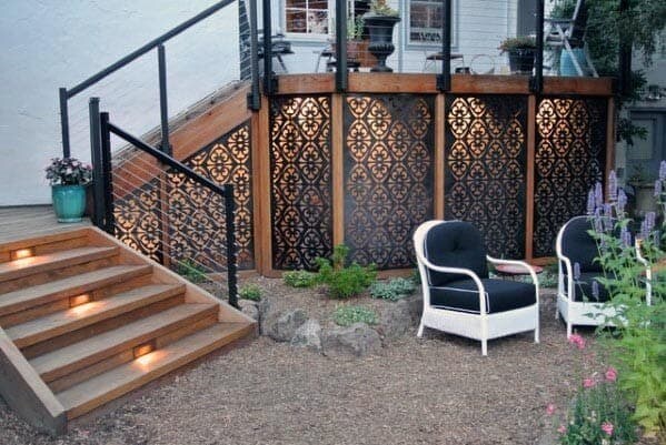 Sleek and Stylish Modern Deck Skirting