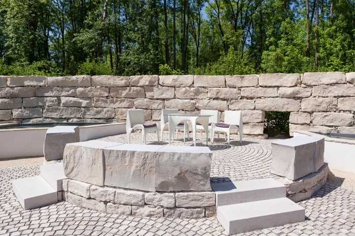 Stone Blocks Retaining Wall