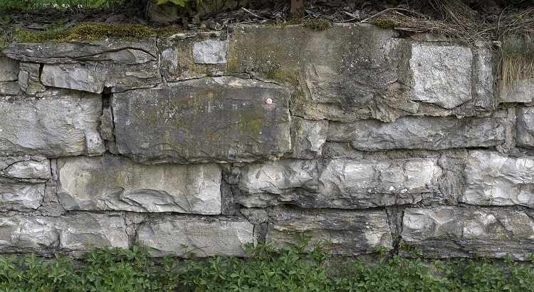 Mortar Retaining Wall