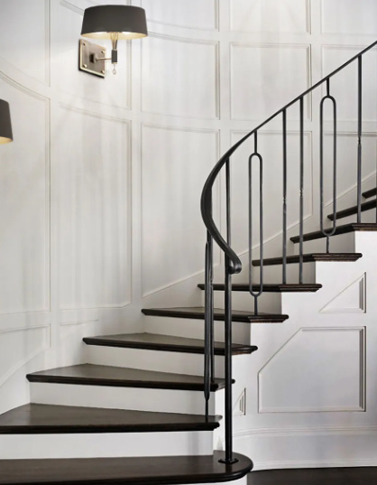 Traditional Wainscotting Stair Panelling