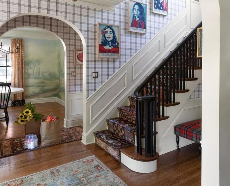 Bold 80s Stair Runner for Personality