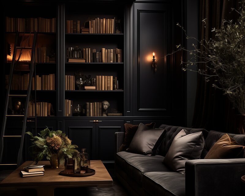 Bookshelves for a Sophisticated Vibe in Living Room