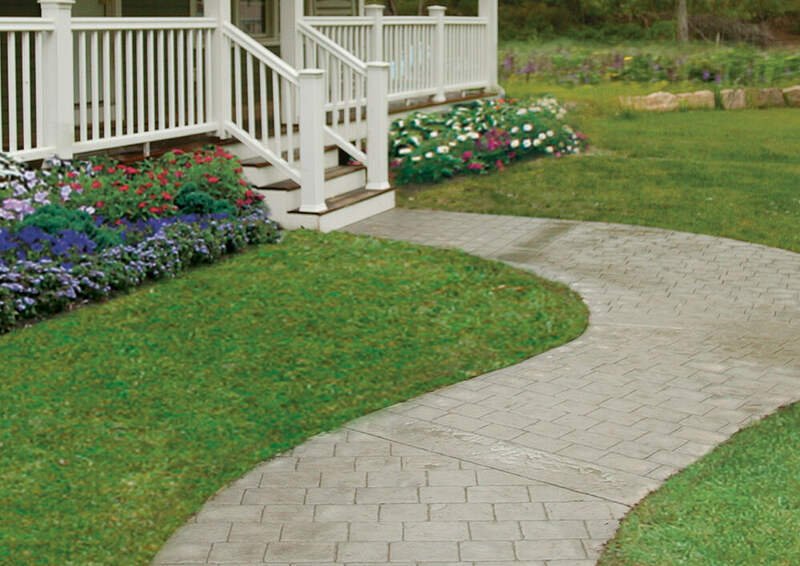 Curved Front Walkway for a Softer Look