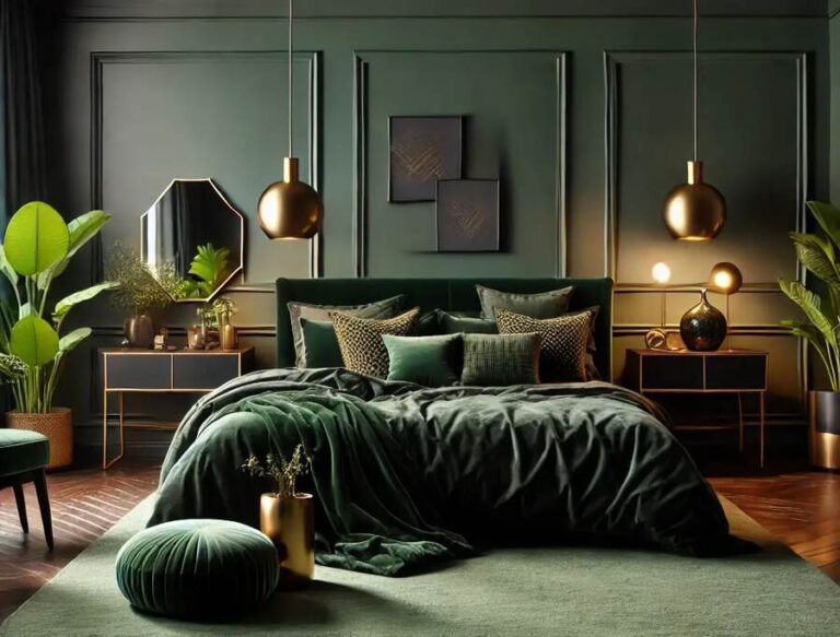 16 Most Loving Dark Green Bedroom Interior Ideas Home Briefings