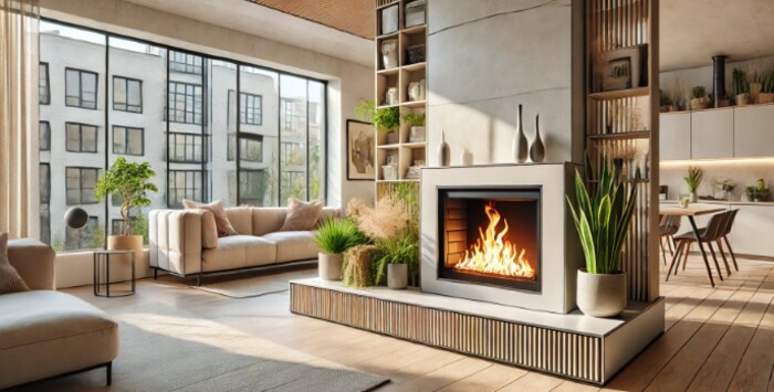 Eco-Friendly Fireplaces in Living Room