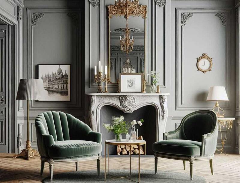 Achieve Elegance with Parisian Pied-a-Terre in Living Room