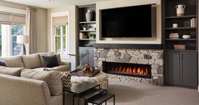 Fireplace TV Wall Combos in Living Room