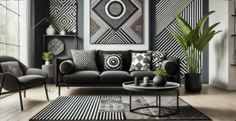 Geometric Patterns for a Modern Touch in Living Room