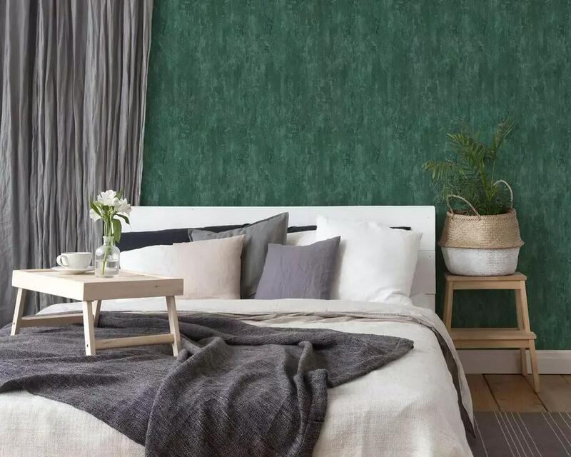 Green Textured Wallpapers for Bedroom