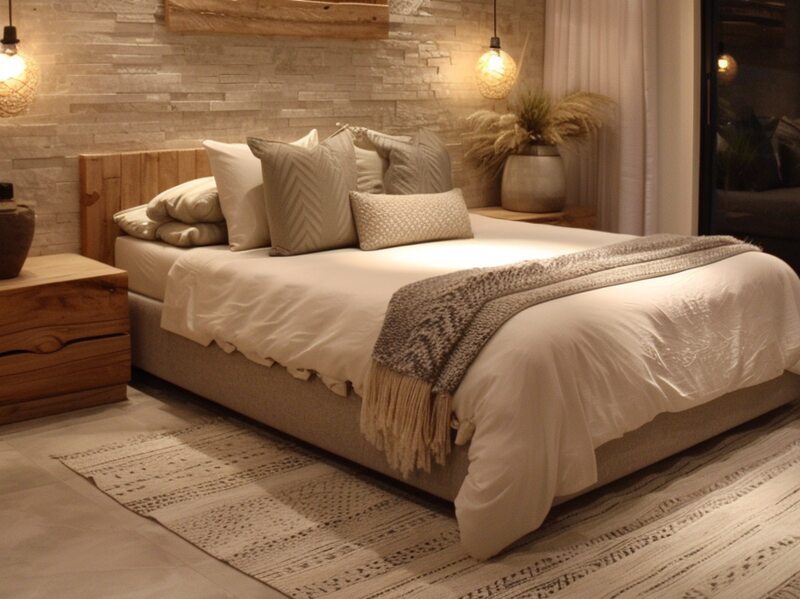 Warmth Lighting for Organic Bedroom Ambiance