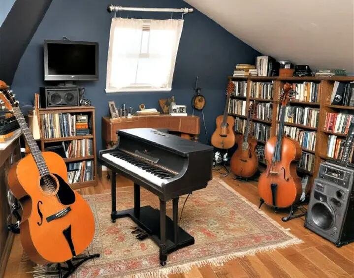 Attic Music Room 