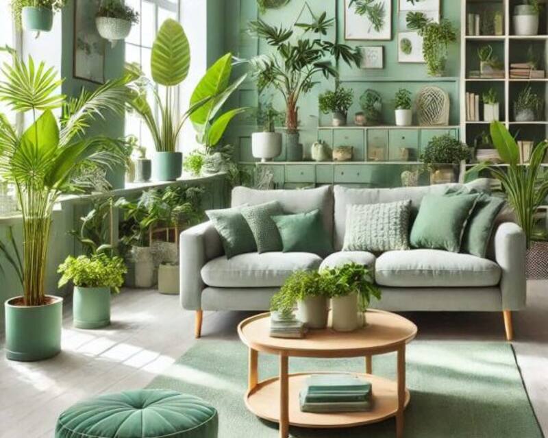 Nature Indoors in Living Room
