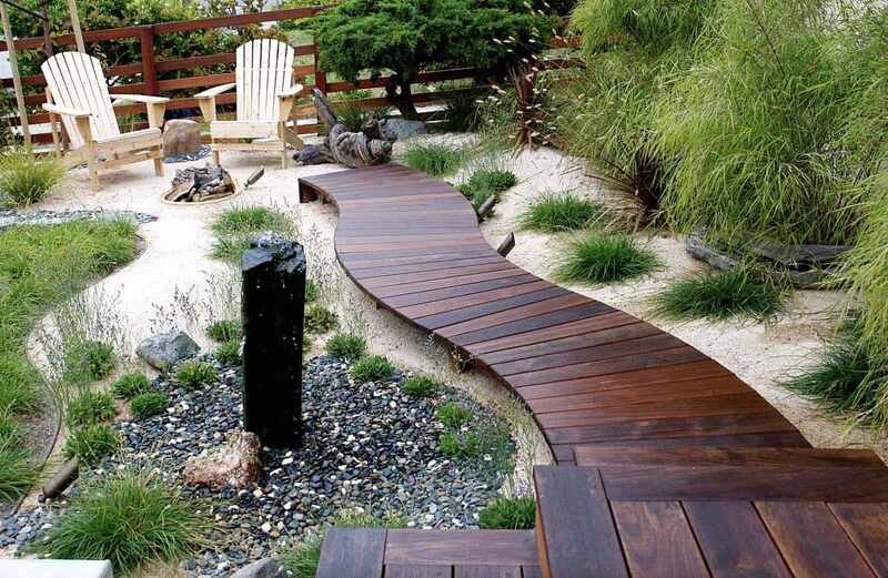 Raised Timber Front Walkway