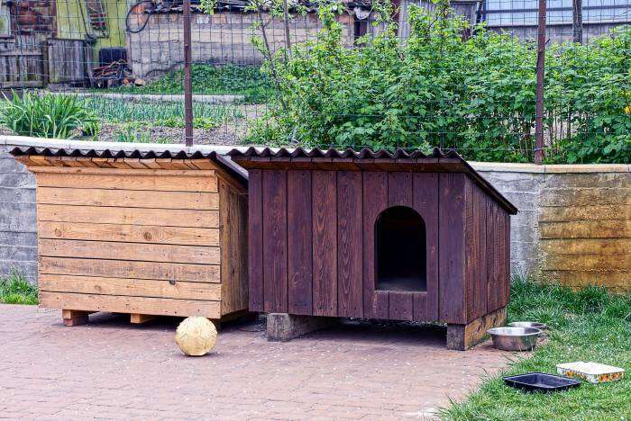 Slanted Roof Dog House for Stylish