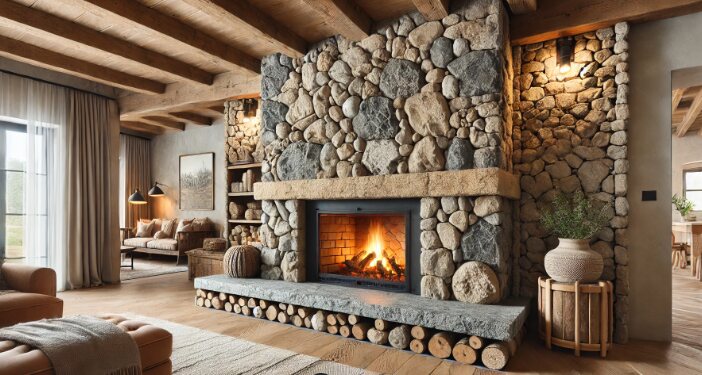 Natural Stone Fireplaces