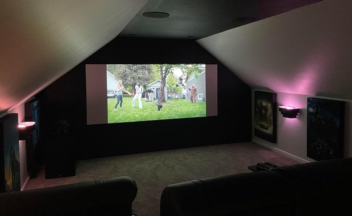 Theater Room In Attic