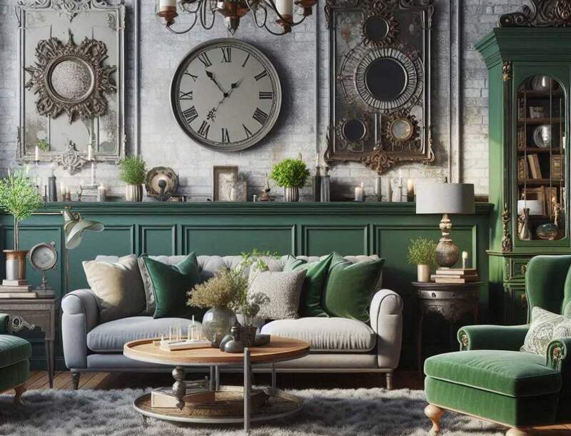 Vintage Vibes Design in Living Room