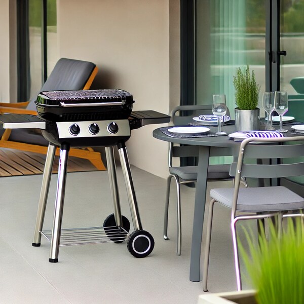 Include a Small Dining Table in BBQ Area