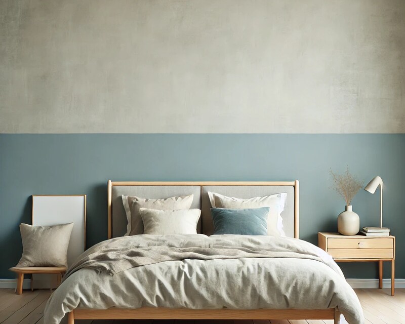 Scandinavian Bedroom Feature Wall