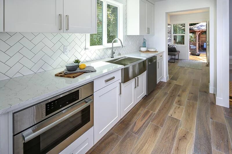 Herringbone Tile Pattern for Kitchen