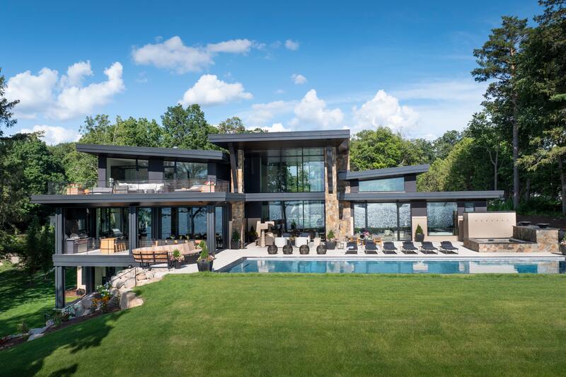 Lakeside Contemporary Haven in Minnesota