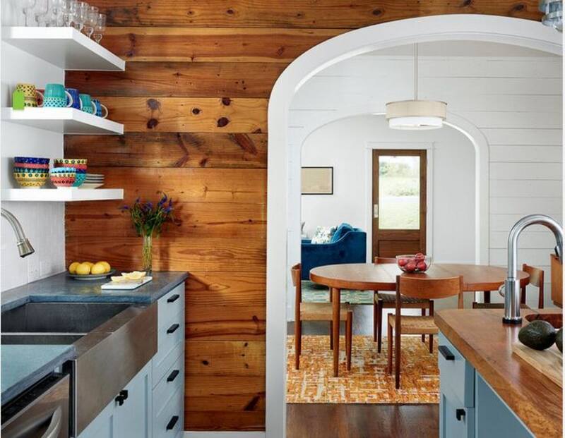 Rustic Wood Paneling for kitchen