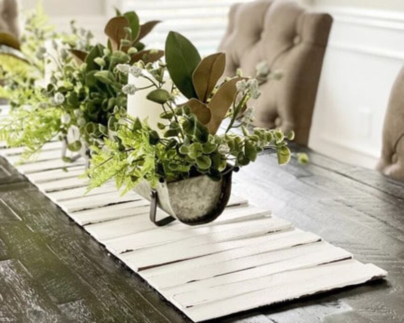 Rustic Wooden Table Runner