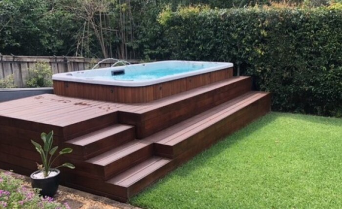 Deck Around with Swim Spa