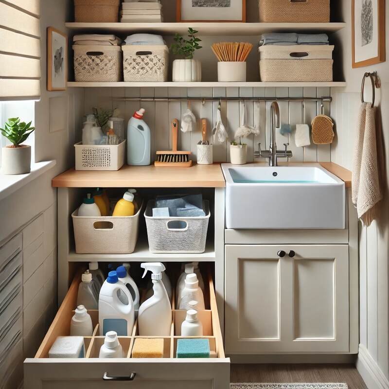 Laundry Room has a Utility Sink