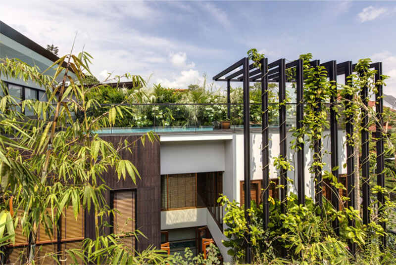 Vertical Garden House in Singapore
