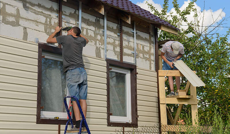 Vinyl Siding Covering for Exterior Cinder Block Wall Covering