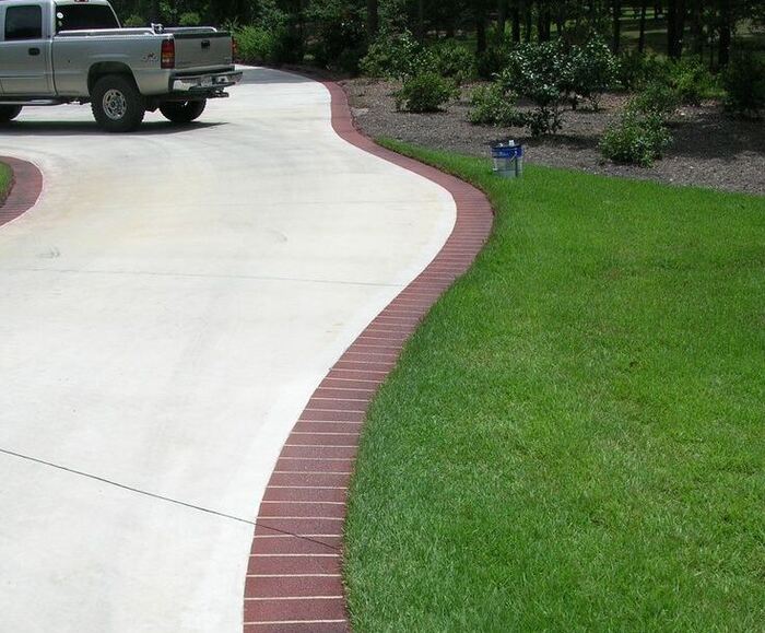 Brick Driveway Edging