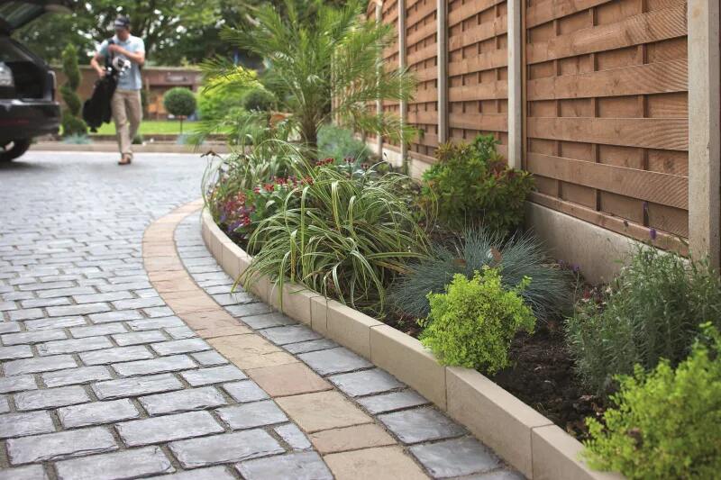 Wood Driveway Edging